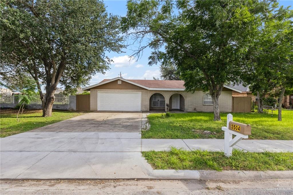 Photo 1 of 3504 Harvey Drive, McAllen
