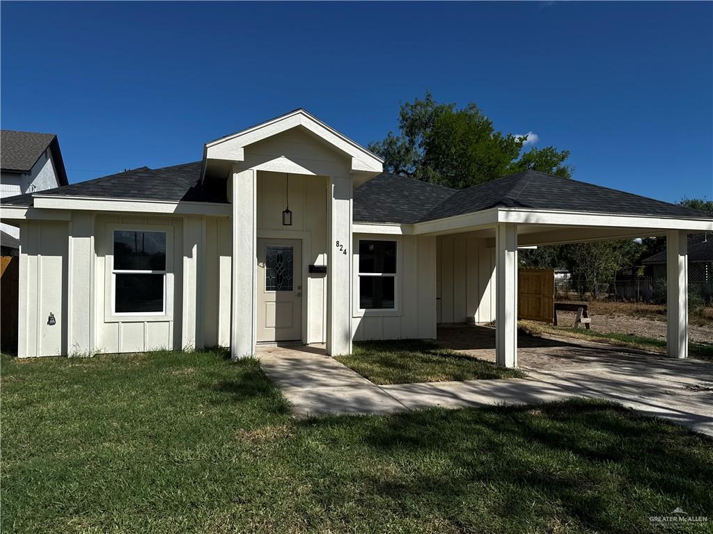 Single Family home at 824 Virginia Street, Mercedes, Texas